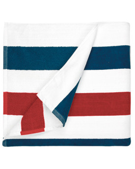 Serviette de toilette Personnalisée 100% coton 550 g/m² - The One Towelling® T1-STRIPE - Serviettes et tapis de bain avec mar...