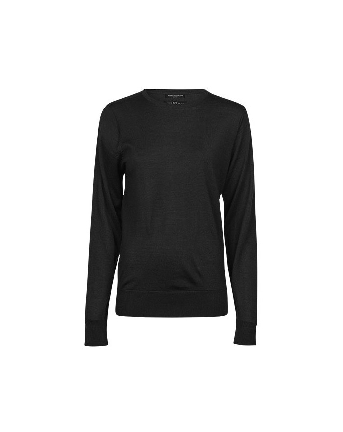 Tee Jays Pull-over manche longue femme 6006 - Chemise d'entreprise Personnalisée manches longues avec marquage broderie, floc...