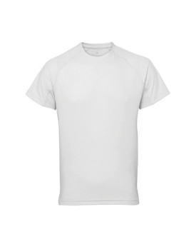 Tee shirt Personnalisé Manche Courte|Raglan Col rond Homme  135 g/m² - TriDri® TR011 - Tee shirt Personnalisé avec marquage b...