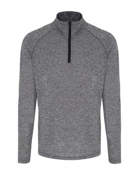 Tee shirt Personnalisé Manche Longue Fermeture à glissière 1/2 Homme  135 g/m² - TriDri® TR110 - Tee shirt Personnalisé avec ...