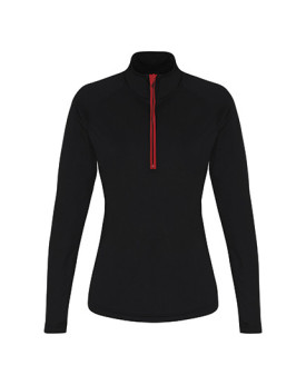 Tee shirt Personnalisé Manche Longue Fermeture à glissière 1/2 Femme  135 g/m² - TriDri® TR120 - Tee shirt Personnalisé avec ...