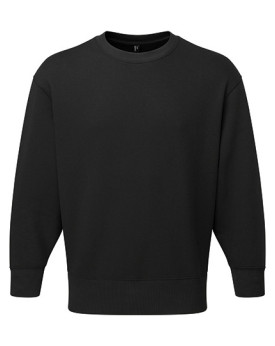 Sweat Personnalisée Manche Longue|avec liseré Col rond Homme  280 g/m² - TriDri® TR603 - Sweat Personnalisé avec marquage bro...