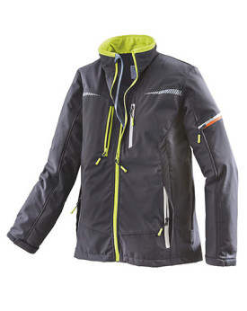 Veste Personnalisée Manche Longue avec liseré Homme - Terrax Workwear 61393 - Veste Personnalisée avec marquage broderie, flo...