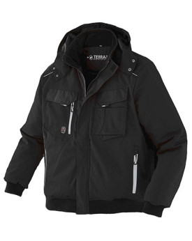 Veste Personnalisée Manche Longue avec liseré Homme - Terrax Workwear 62112 - Veste Personnalisée avec marquage broderie, flo...