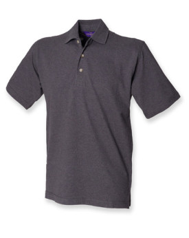 Polo Personnalisé Manche Courte Duo 225 g/m² - Henbury H100 - Polo Personnalisé avec marquage broderie, flocage ou impression...