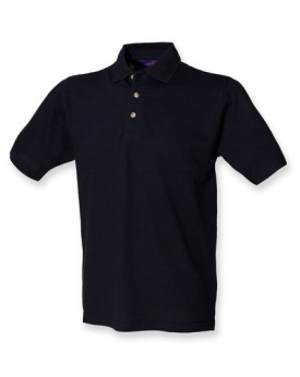 Polo Personnalisé Manche Courte Duo 225 g/m² - Henbury H100 - Polo Personnalisé avec marquage broderie, flocage ou impression...