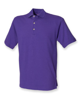 Polo Personnalisé Manche Courte Duo 225 g/m² - Henbury H100 - Polo Personnalisé avec marquage broderie, flocage ou impression...