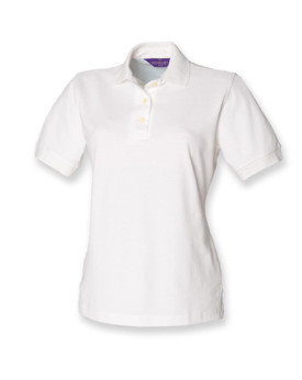 Polo Personnalisé Manche Courte|avec liseré Femme  225 g/m² - Henbury W121 - Polo Personnalisé avec marquage broderie, flocag...