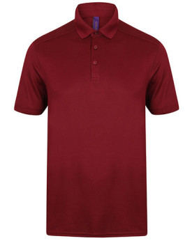 Polo Personnalisé Manche Courte Homme 180 g/m² (Black, Navy, Red: 200 g/m²) - Henbury H460 - Polo Personnalisé avec marquage ...