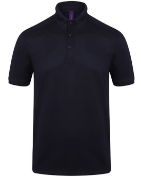 Polo Personnalisé Manche Courte Homme 180 g/m² (Black, Navy, Red: 200 g/m²) - Henbury H460 - Polo Personnalisé avec marquage ...