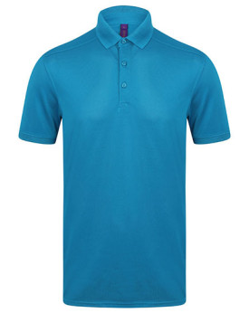 Polo Personnalisé Manche Courte Homme 180 g/m² (Black, Navy, Red: 200 g/m²) - Henbury H460 - Polo Personnalisé avec marquage ...