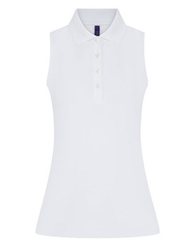 Polo Personnalisé Sans Manche Femme  180 g/m² - Henbury W477 - Polo Personnalisé avec marquage broderie, flocage ou impressio...