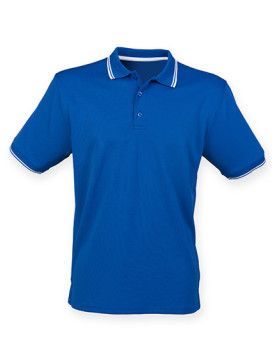 Polo Personnalisé Manche Courte avec liseré Homme 180 g/m² - Henbury H482 - Polo Personnalisé avec marquage broderie, flocage...
