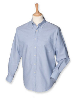 Chemise d'entreprise Personnalisée Manche Longue Duo 170 g/m² - Henbury H510 - Chemise d'entreprise Personnalisée avec marqua...