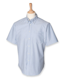 Chemise d'entreprise Personnalisée Manche Courte Duo 170 g/m² - Henbury H515 - Chemise d'entreprise Personnalisée avec marqua...