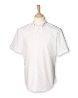Chemise d'entreprise Personnalisée Manche Courte Duo 170 g/m² - Henbury H515 - Chemise d'entreprise Personnalisée avec marqua...