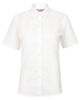 Chemise d'entreprise Personnalisée Manche Courte Duo 170 g/m² - Henbury H516 - Chemise d'entreprise Personnalisée avec marqua...