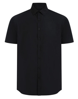 Chemise d'entreprise Personnalisée Manche Courte Homme 140 g/m² - Henbury H588 - Chemise d'entreprise Personnalisée avec marq...