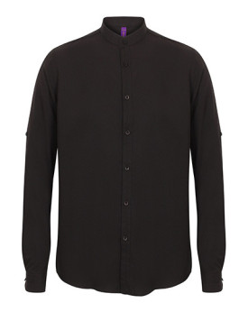 Chemise d'entreprise Personnalisée Enroulable|Manche Longue Duo 115 g/m² - Henbury H592 - Chemise d'entreprise Personnalisée ...