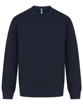 Sweat Personnalisée Manche Longue|avec liseré Point de croix|Bande de propreté|Col rond Homme ou Femme 300 g/m² - Henbury W84...
