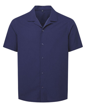 Chemise d'entreprise Personnalisée Manche Courte Homme  115 g/m² - WOMBAT® WB500 - Chemise d'entreprise Personnalisée avec ma...