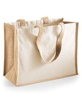 Bagagerie  Personnalisée       - Westford Mill WM422 Couleur:Natural Taille:42 x 33 x 19 cm
