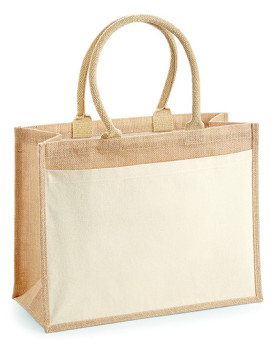 Bagagerie  Personnalisée       - Westford Mill WM427 Couleur:Natural Taille:42 x 33 x 19 cm