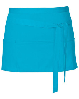 Vêtement restauration Personnalisé      200 g/m² - Link Kitchen Wear X983 Couleur:Turquoise (ca. Pantone 312) Taille:60 x 30 cm