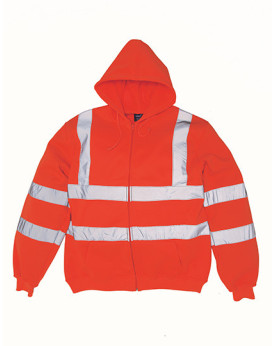 Sweat Personnalisé avec liseré Homme 280 g/m² - YOKO HVK07 - Vêtement de travail Personnalisé avec marquage broderie, flocage...