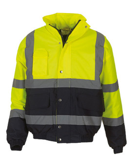 Veste Personnalisée avec liseré Homme 190 g/m² - YOKO HVP218 - Vêtement de travail Personnalisé avec marquage broderie, floca...