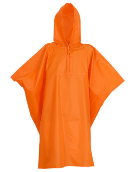 Cape de pluie Personnalisé   Homme ou Femme   - YOKO YK470 Couleur:Hi-Vis Orange 