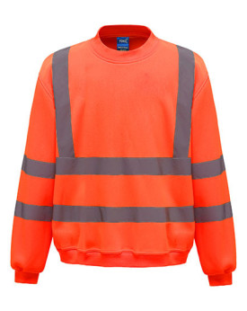 Sweat Personnalisé Manche Longue avec liseré Homme 280 g/m² - YOKO HVJ510 - Vêtement de travail Personnalisé avec marquage br...