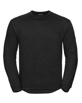 Sweat Personnalisé Manche Longue avec liseré Homme 300 g/m² - Russell R-013M-0 - Sweat Personnalisé avec marquage broderie, f...