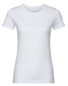 Tee shirt Personnalisé Manche Courte Duo 160 g/m² - Russell Pure Organic R-108F-0 - Veste Personnalisée avec marquage broderi...