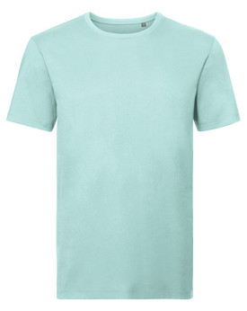 Tee shirt Personnalisé Manche Courte Duo 160 g/m² - Russell Pure Organic R-108M-0 - Veste Personnalisée avec marquage broderi...