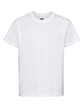 Tee shirt Personnalisé Manche Courte Enfant 100% coton 180 g/m² (White: 175 g/m²) - Russell R-180B-0 - Vêtements Enfant Perso...