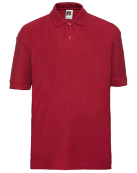 Polo Personnalisé Manche Courte Enfant 215 g/m² (White: 210 g/m²) - Russell R-539B-0 - Vêtements Enfant Personnalisés avec ma...
