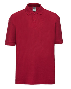 Polo Personnalisé Manche Courte Enfant 215 g/m² (White: 210 g/m²) - Russell R-539B-0 - Vêtements Enfant Personnalisés avec ma...