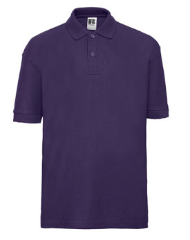 Polo Personnalisé Manche Courte Enfant 215 g/m² (White: 210 g/m²) - Russell R-539B-0 - Vêtements Enfant Personnalisés avec ma...