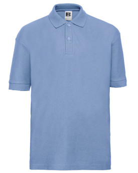 Polo Personnalisé Manche Courte Enfant 215 g/m² (White: 210 g/m²) - Russell R-539B-0 - Vêtements Enfant Personnalisés avec ma...