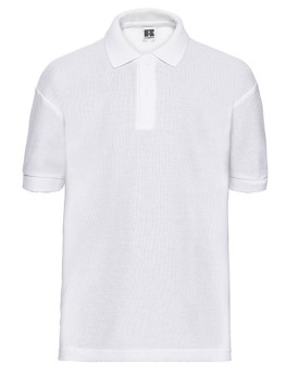 Polo Personnalisé Manche Courte Enfant 215 g/m² (White: 210 g/m²) - Russell R-539B-0 - Vêtements Enfant Personnalisés avec ma...