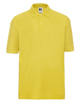 Polo Personnalisé Manche Courte Enfant 215 g/m² (White: 210 g/m²) - Russell R-539B-0 - Vêtements Enfant Personnalisés avec ma...