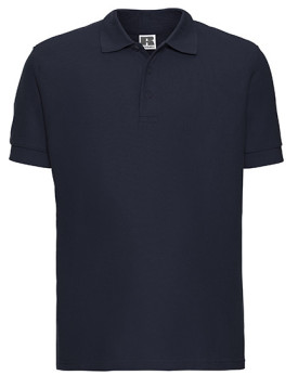 Polo Personnalisé Manche Courte avec liseré Duo 100% coton 215 g/m² (White: 210 g/m²) - Russell R-577M-0 - Polo Personnalisé ...