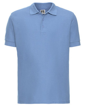 Polo Personnalisé Manche Courte avec liseré Duo 100% coton 215 g/m² (White: 210 g/m²) - Russell R-577M-0 - Polo Personnalisé ...
