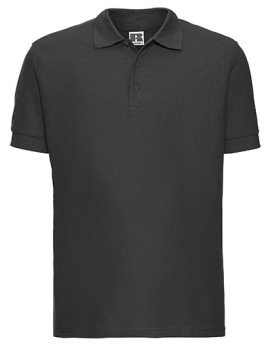 Polo Personnalisé Manche Courte avec liseré Duo 100% coton 215 g/m² (White: 210 g/m²) - Russell R-577M-0 - Polo Personnalisé ...