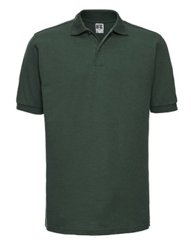 Polo Personnalisé Manche Courte avec liseré Homme 215 g/m² (White: 210 g/m²) - Russell R-599M-0 - Polo Personnalisé avec marq...