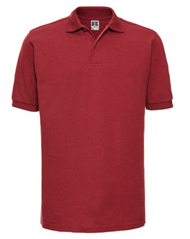 Polo Personnalisé Manche Courte avec liseré Homme 215 g/m² (White: 210 g/m²) - Russell R-599M-0 - Polo Personnalisé avec marq...