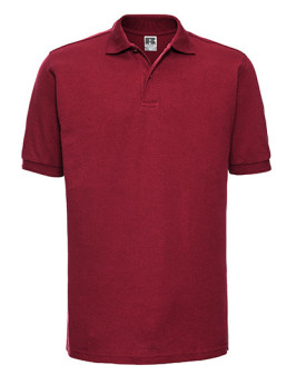 Polo Personnalisé Manche Courte avec liseré Homme 215 g/m² (White: 210 g/m²) - Russell R-599M-0 - Polo Personnalisé avec marq...