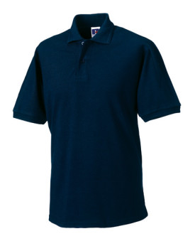 Polo Personnalisé Manche Courte avec liseré Homme 215 g/m² (White: 210 g/m²) - Russell R-599M-0 - Polo Personnalisé avec marq...
