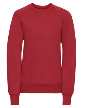 Sweat Personnalisé Manche Longue avec liseré Enfant 295 g/m² - Russell R-762B-0 - Vêtements Enfant Personnalisés avec marquag...
